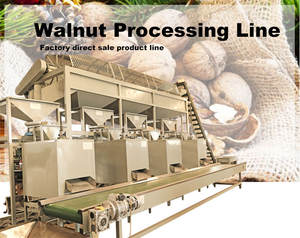 New Design Walnut <b>Cracker</b> Machine Raw Almond <b>Nut</b> Cracking Machine Walnut Production Line - Product Image 6