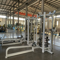 Machines de musculation à sélection de charge par pignon, grand appareil d'entraînement multifonction 8 stations