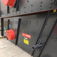 Neuer HONGXING YK Serie Mobiler Linearvibrationssieb mit SPS-Steuerung, Lagergetriebe, Stahlkonstruktion, 480V/460V für den Erzabbau