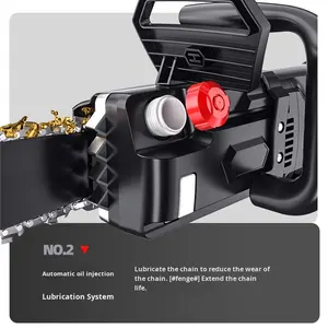 Motosierra Eléctrica Industrial Enchufable, Sierra de Podar Manual Multifuncional para Uso Doméstico, Alta Potencia 26000W, Portátil 110-220V 2.8kg - Product Image 3