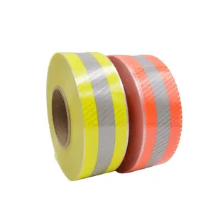 Hi-viz Adhesive Colorful Heat Transfer Vinyl Segmented Heat Transfer Reflective For Garments