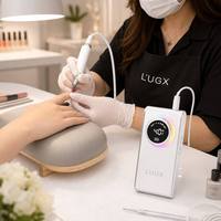Perceuse à ongles sans fil rechargeable OEM 40000 tr/min, longue durée de vie de la batterie, lime à ongles électrique portable pour usage domestique, manucure et pédicure