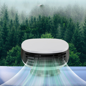 2-<span class=keywords><strong>in</strong></span>-1 xách tay có thể sạc lại xe fan hâm mộ 360 độ xoay 12V 12 độ xe defroster nóng làm mát 12V xe di động vui vẻ nóng" - Product Image 3