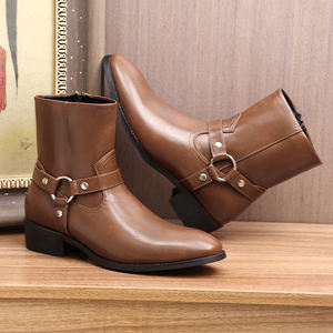 Zapatos de Vestir Clásicos para Hombre, de Alta Calidad, Impermeables, Ligeros, para Ocasiones Formales, Bodas, Mocasines, Estilo Slip-On - Product Image 3