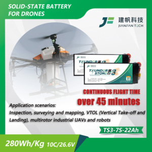 Batería Lipo para UAV a <span class=keywords><strong>Precio</strong></span> Competitivo, Batería de Estado Semisólido <span class=keywords><strong>Thunder</strong></span> Stone TS3, 7S 22000mAh, Descarga de 10C - Product Image 4