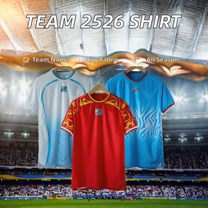 Camiseta de Fútbol para Hombre RUSHX ACTIVEWEAR 220g, Personalizada con Nombre de Equipo, Manga Corta, Transpirable, Antibacteriana, 100% Poliéster - Product Image 2