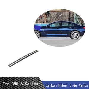 Extensiones de faldones laterales de fibra de carbono para BMW Serie 6 F06 M-Sport 4 puertas 2012-2017 - Product Image 1