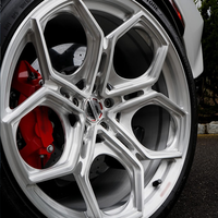 Rines Monobloque Forjados Personalizados 5x114.3 5x130 5x112 Cóncavos Profundos de 19 20 21 22 Pulgadas para Autos de Lujo, Compatibles con C8 Sf90 M3 M5