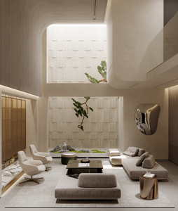 Servicio de Diseño de Interiores de Villas Modernas Personalizadas, Mapa de Distribución de Mansiones de Lujo Contemporáneas, Plano de Planta de Casa de Alta Gama, Renderizado 3D - Product Image 1