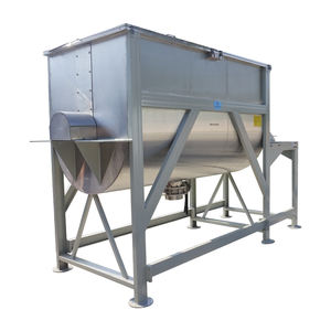 Mezclador de cinta horizontal para línea de producción automática, motor AC, acero inoxidable, dosificador automático, mezclador de premezcla seca - Product Image 3