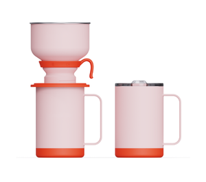 Biểu Tượng Tùy Chỉnh Thép Không Gỉ Cắm Trại Bộ Lọc Cà Phê Thiết Lập Di Động Ngoài Trời Đổ Hơn Pha Kit Với Treo Tai Loại Lọc - Product Image 4