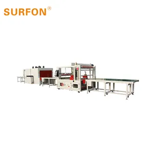 Full-automatic horizontal double side sealer shrink wrapping machine for mattress