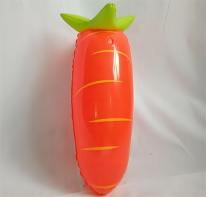 Carotte gonflable en PVC personnalisable, adaptée aux enfants et aux adultes, pour la décoration lors de la plage, <span class=keywords><strong>des</strong></span> piscines et <span class=keywords><strong>des</strong></span> festivals en été. - Product Image 3