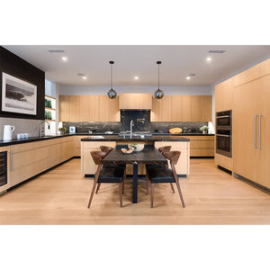 <strong>Factory</strong> Custom <strong>Design</strong> Multifunctional Household Kitchen Center Unit Island Pvc Kitchen Cabinets - Product Image 3