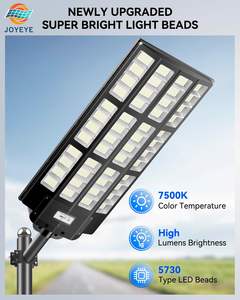 Luces de Navidad al por mayor, todo en uno, 7000K, luces solares LED para exteriores, impermeables, con sensor de movimiento, para jardín y estacionamiento - Product Image 6