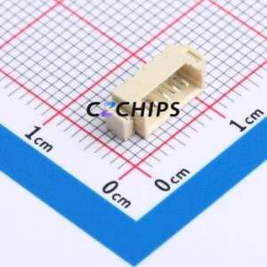 BX-MX1.25-5PWT Wire-to-Board Pin Header SMD,P=1.25mm,Horizontal Mount Connector 1x5P 1.25mm Horizontal Mount PicoBlade (MX 1.25) - Product Image 1
