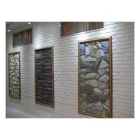 NEU 2025 Fourniture d'usine Panneau de brique extérieur Façade Panneau décoratif en fausse pierre noire pour panneaux muraux naturels