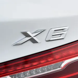 3D Автомобильная наклейка на задний багажник Автомобильная эмблема значки ABS хромированные буквы для BMW X5 E70 X6 E71 X7 X3 X2 X1 X4 GT