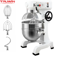 Batteur Mélangeur Professionnel B20L 500W en Acier Inoxydable avec Crochet Pétrisseur Fouet Batteur pour Nouvelles Boulangeries & Restaurants pour Pâtes & Farines