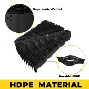 Terram HDPE PE Geocellレタインウォール屋外通路3Dモデルデザイン可能滑らかな溶接機PP素材急勾配 - Product Image 5
