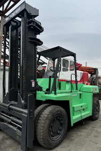 Japan Mitsubishi FD120NT 12 Ton Diesel Forklift <b>Used</b> with Powerful Engine 4WD Counterbalance/Stacker Rough Terrain For sale - Product Image 5