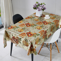 Nappe en PVC métallisé RNPT Delicate Blossom avec support tissé, imperméable et facile à nettoyer pour table à manger