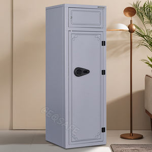 CEQSAFE Waffenschrank mit Elektronischem Zahlenschloss und Schlüssel, Großer Tresor im Möbeldesign für Zuhause oder das Büro - Product Image 4