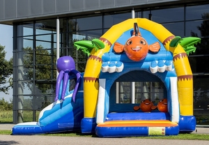 <span class=keywords><strong>Castello</strong></span> Gonfiabile a Tema Pesce Personalizzato di Grado Commerciale con Scivolo e Combo Gonfiabile per Bambini, Ideale per Noleggio Esterno - Vendita Calda - Product Image 3