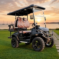 Voiturette de golf électrique 4 places Tarion, nouvelle, homologuée route, sièges confortables, batterie 60V, vitesse 35KM/H, certifiée GCC/DOT/CE