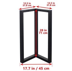 Modern Iron Metal Folding <b>Adjustable</b> Clamp <b>Table</b> <b>Legs</b> for Kitchen Dining Living Room Hotel Use Powder Coated Custom Cast - Product Image 5