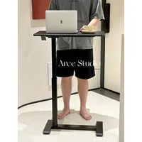 Bureau d'ordinateur de chevet mobile avec poulie de levage réglable pour l'étude ou le travail