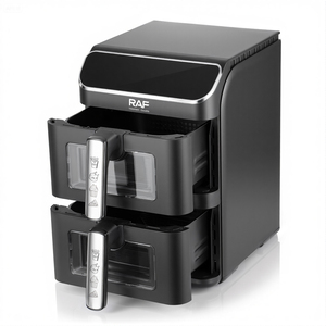 <span class=keywords><strong>Friggitrice</strong></span> <span class=keywords><strong>ad</strong></span> <span class=keywords><strong>Aria</strong></span> RAF R.5284 Nuovo Design Smart Digitale 6L+6L Doppia Capacità Elettrodomestico da Cucina Salutare - Product Image 3