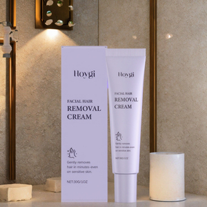 Crema Depilatoria Facial Herbal HOYGI con Aroma a Aloe, Acción Rápida, Limpieza Suave, No Irritante, Cuidado Cómodo para el Rostro - Product Image 5