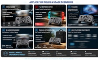 Gamepad Nirkabel Multifungsi Magnetik Baru dengan Joystick Magnetik TMR & Trigger Linear Hall untuk Android/PC/iOS/NS1&2/P4