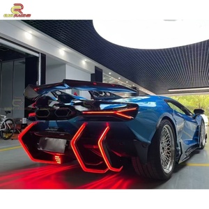 ชุดแต่งคาร์บอนไฟเบอร์แห้งสไตล์ดุ๊ก สำหรับแลมโบ เรวูเอลโต ประกอบด้วยฝาครอบเครื่องยนต์ กันชน ดิฟฟิวเซอร์ สปอยเลอร์ และสเกิร์ตข้าง - Product Image 6