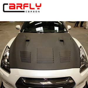 닛산 R35 GTR 2008-2016 용 GT 스타일 탄소 섬유 엔진 후드 - Product Image 4