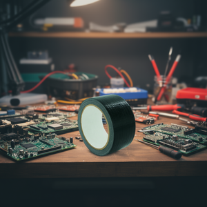 Cinta adhesiva americana extrafuerte Ttake de 48 mm x 50 m, negra, duradera, para reparación de productos electrónicos - Product Image 3