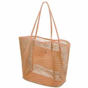 Bolsos de mano de verano de ratán natural tejido a mano para mujer, bolsos de playa de paja - Product Image 4