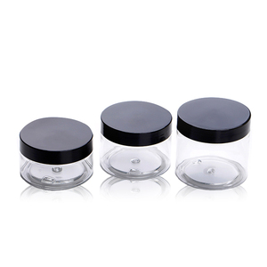 Envases de comida para el cabello de alta calidad, tarros para mascotas de 4oz, latas de almacenamiento selladas, plástico transparente, 250g, 360g, 480g, cajas redondas transparentes, se aceptan - Product Image 2