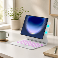 Clavier magique rétroéclairé RVB en gros avec affichage LED de l'alimentation et étui magnétique compatible Huawei MatePad Pro Max 2026