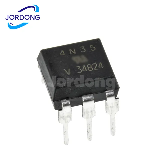 Circuito integrado Jordong 30V Sistemas de automatización industrial Optoacopladores de salida de transistores 4N35