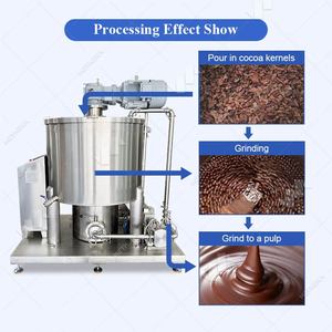 Technologie 500l Melanger Batch Price Petite machine à broyer les billes de <span class=keywords><strong>chocolat</strong></span> avec écran LCD pour le <span class=keywords><strong>chocolat</strong></span> - Product Image 4