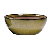 Pots en céramique vernissée en gros, pots ronds pour plantes, petits pots à fleurs pour une décoration de table simple et littéraire