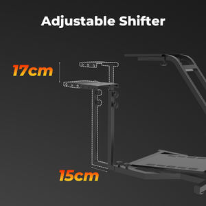 Soporte de Volante de Carreras con Altura Ajustable, Soporte de Volante de Metal para Simulador, 1 Año de Garantía - Product Image 4