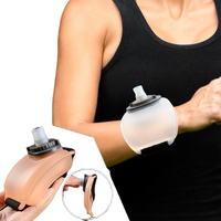 Bouteille d'eau de sport d'extérieur, gourde de poignet, course à pied, équitation, fitness, escalade, bouteille d'eau en silicone portable, gourde souple, pack d'hydratation