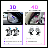 Haut-parleur rotatif 4D pour Mercedes-Benz Classe E W213 avec kit d'éclairage d'ambiance 64 couleurs pour les aérateurs avant et arrière, compatible E300