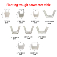 Système de culture hors-sol multi-niveaux en PVC pour serres de fraises, tomates et légumes