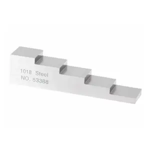 5 Step Ultrasonic Calibration Block mit Material 1018 Steel Thickness Meter 5mm 10mm 15mm 20mm 25mm