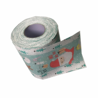 Papier toilette en rouleau de marque Anko, en pâte de bois vierge douce, avec logo de Noël imprimé, modèle PTP-25, proposé à un prix avantageux