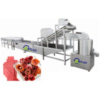 Kleinschalige Gedehydrateerde Appelsnackbar Productiefabriek Fruitleermachine